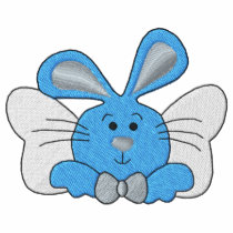 Cute Adorable Bunny Rabbit Angel embroidered shirts by silly_strings Cute Adorable Bunny Rabbit Angel embroidered shirts