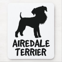 Cute Airedale Terrier mousepads