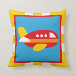 Cute Airplane Transportation Theme Kids Gifts Pillows
