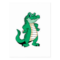 Cute Alligator  postcards