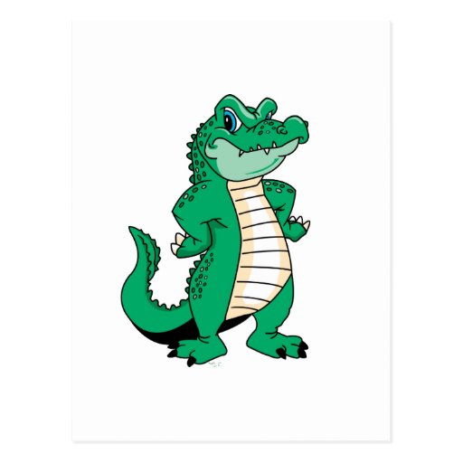 Cute Alligator  Post Cards