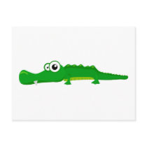 Cute alligator post cards