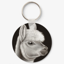 Cute Alpaca Keychain