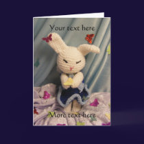 Cute Amigurumi Bunny Rabbit cards