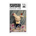 Cute Amigurumi Bunny Rabbit Postage Stamps
