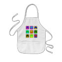 Cute and Colorful Skulls aprons