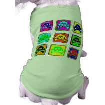 Cute and Colorful Skulls pet clothing by lilpumpkinhouse Cute and Colorful Skulls pet clothing