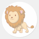 Cute and Cuddly Baby Lion Sticker