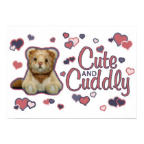 Cute and Cuddly Lion posters