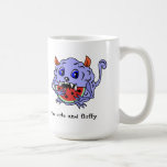 Cute and Fluffy Toothy Monster  Mug