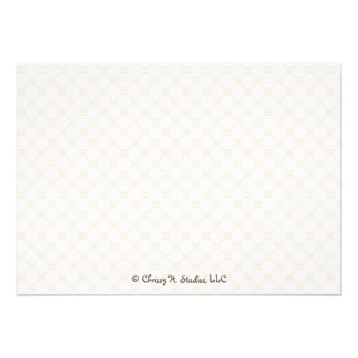 Cute and Funny Acorn Couples Wedding Shower Personalized Announcement