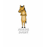 Cute and funny horse shirt (dark colors)