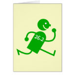 Cute and funny marathon greeting cards