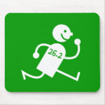 Cute and funny marathon mouse mat