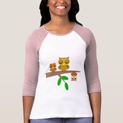 cute and funny owls t shirts