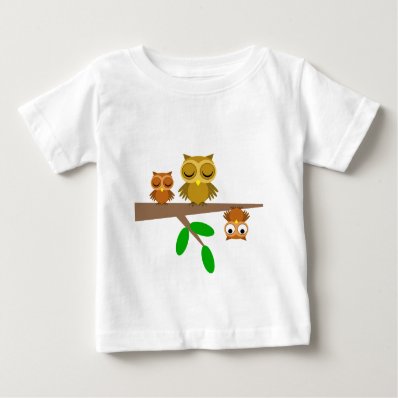 cute and funny owls tee shirts