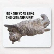 Cute And Furry Mouse Pad mousepads