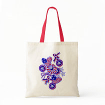Cute and Patriotic Doodle Art Bag bags
