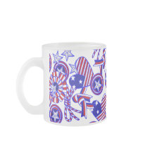 Cute and Patriotic Doodle Art Mug mugs