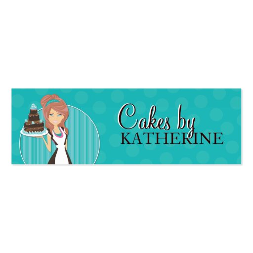 Cute and Sweet Bakery Packaging Labels Business Card Template