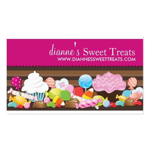 Cute and Sweet Confection Business Cards