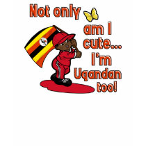 Cute and Ugandan t-shirts by afrocaribbean Cute and Ugandan t-shirts