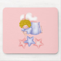 Cute Angel Star 1 Mouse Pads