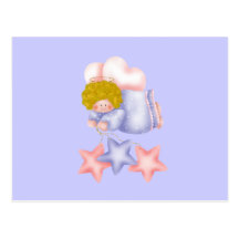 Cute Angel Star 1 Post Card
