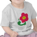 cute angry flower fuck you t-shirts