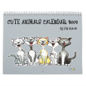 Cute animals calendar 2009 by jsoh Cute animals calendar 2009