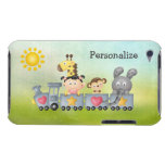Cute Animals & Girl on Train iPod Touch Covers