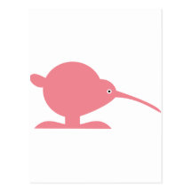 Cute animals in the Zoo 5: Cute little kiwi Post Card