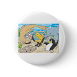 Cute Animals Player Water Hockey Goal Game Buttons
