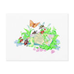 Cute Animals Reading Book Postcards