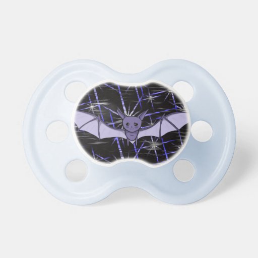 Cute Anime Baby Bat Koumori (Night Sky) Pacifiers Zazzle