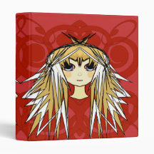 Cute Anime Girls Binder