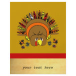 Cute Anime Turkey Business Flyer