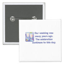 Cute, "Anniversary" quote design buttons