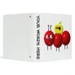 Cute ant with apple binder