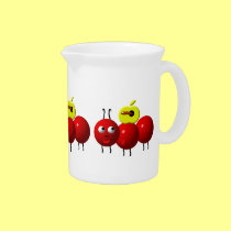 Cute Ant with Apple pitchers