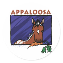 Cute Appaloosa stickers by PaintingPony Cute Appaloosa stickers