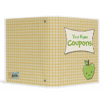 Cute Apple Coupon Binder