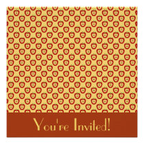 Cute Apple Invitation invitations