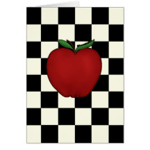 Cute Apple Note Cards