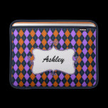 cute argyle personalized ipad sleeves