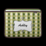 cute argyle personalized ipad sleeves