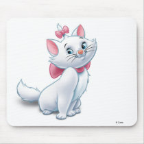 Cute Aristocats White and Pink Cat Disney mousepads by disney Cute Aristocats White and Pink Cat Disney mousepads