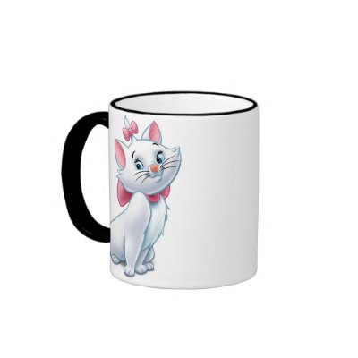 Cute Aristocats White and Pink Cat Disney mugs