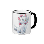 Cute Aristocats White and Pink Cat Disney Coffee Mug