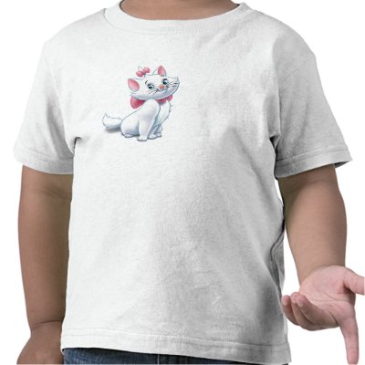 Cute Aristocats White and Pink Cat Disney t-shirts